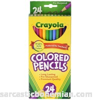 Crayola Colored Pencil 24 Count Each Pack of 2 2-Sets B00WX4737Y